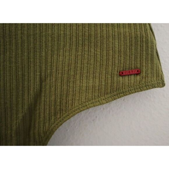 n:Philanthropy 07632PTL00 Women's Sz XS Olive Green Langley Thong Bodysuit - Picture 4 of 6